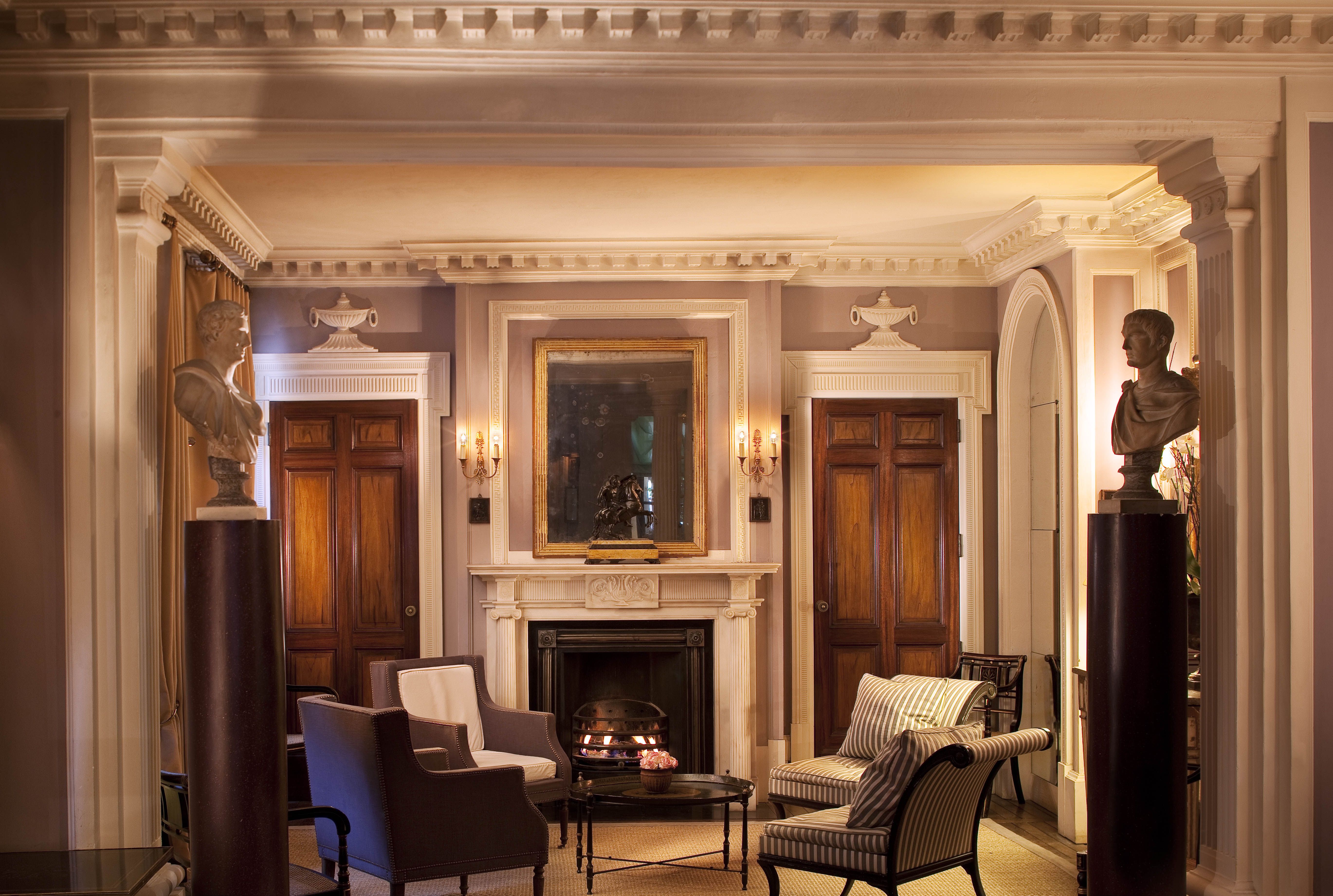 Fireplace Room Le Dokhan's Hotel Paris